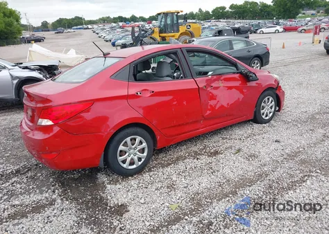 2014 Hyundai Accent Gls/Gs из США, поврежденный, VIN KMHCT4AE4EU768341